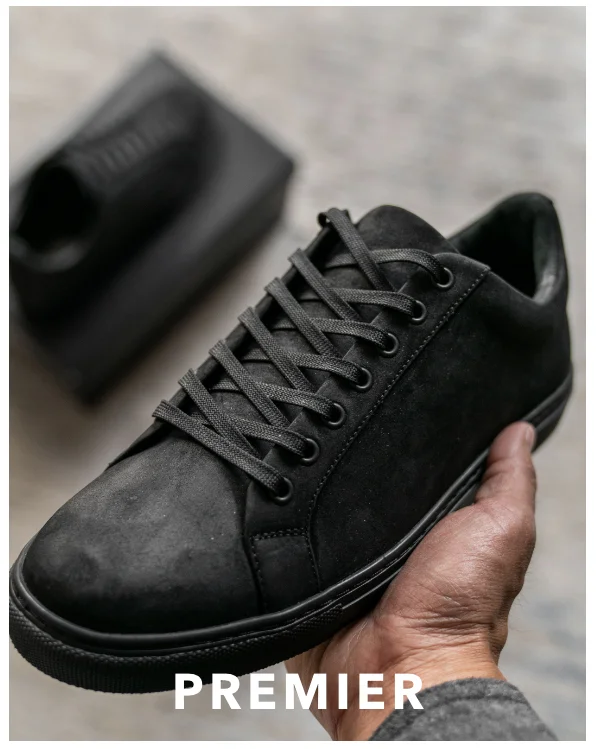 Men's Black Matte Premier Low Top