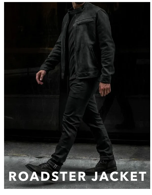 Black Matte Roadster Jacket