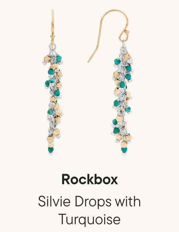 Silvie Drops with Turquoise