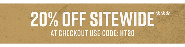 20% Off Sitewide At Checkout Use Code discount code