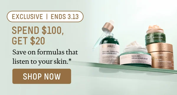 Spend $100, Get $20