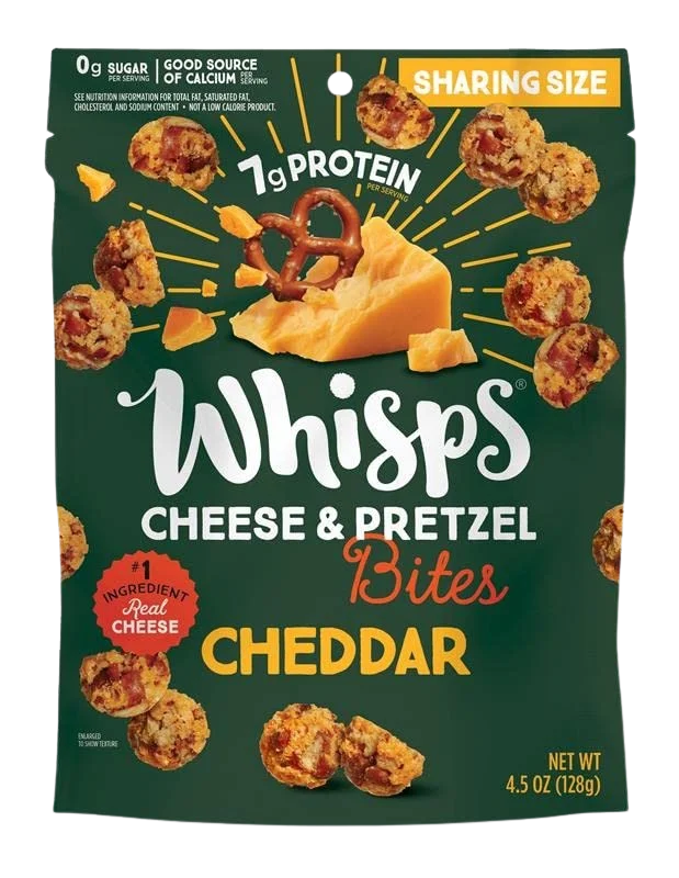 Image of Whisps Cheddar Cheese & Pretzel Bites