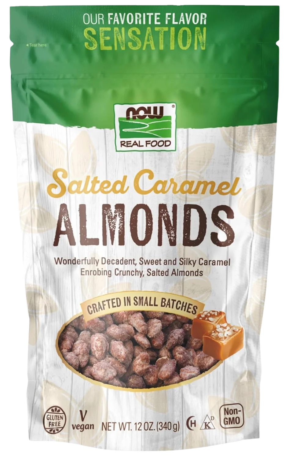 Image of NOW Salted Caramel Almonds