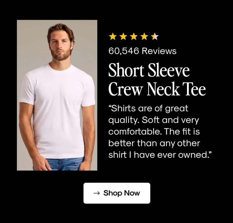 Short Sleeve Crew Neck Tee