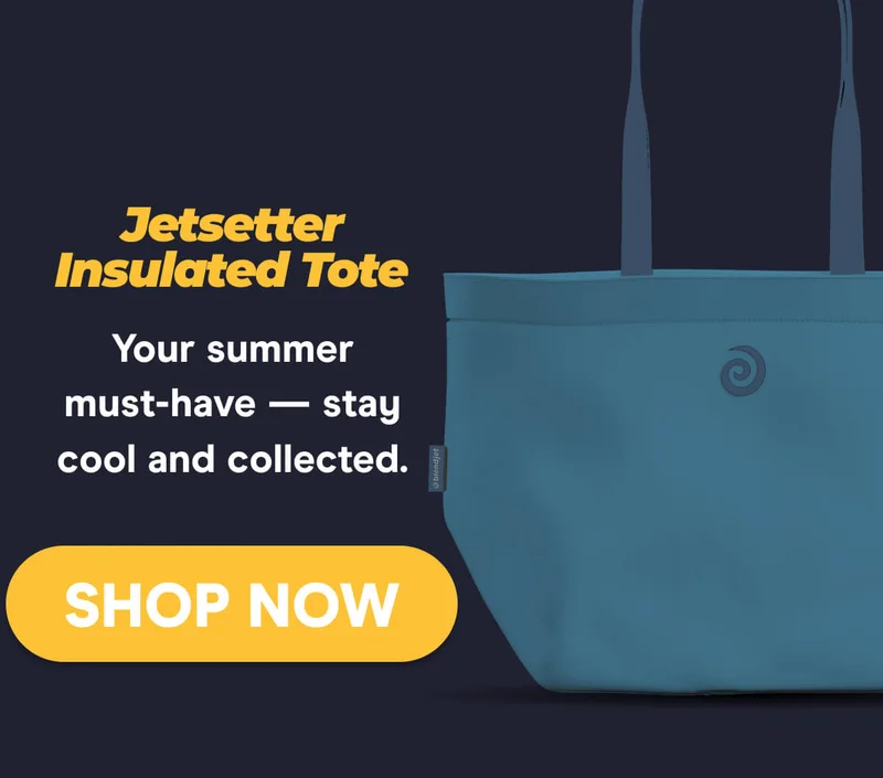 Jetsetter Insulated Tote Your summer must-have — stay cool and collected.