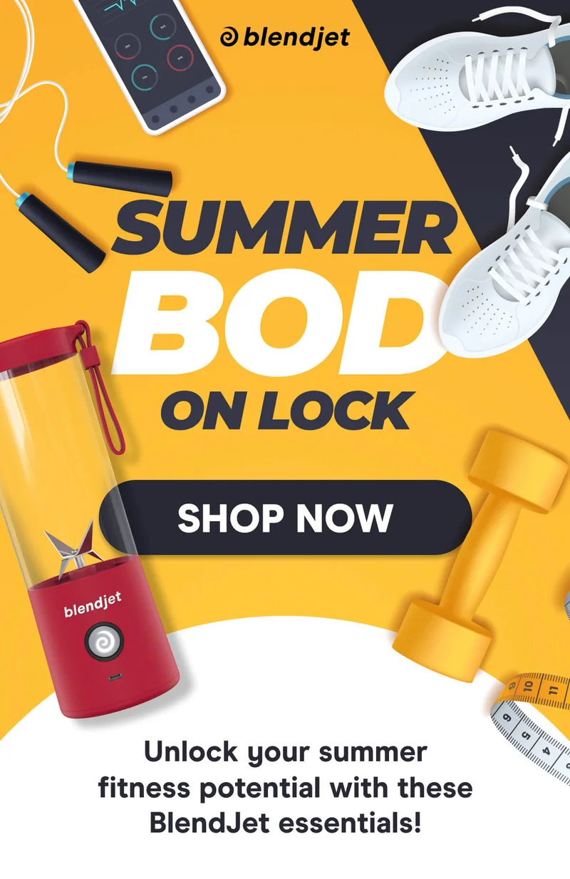 SUMMER BOD ON LOCK  Unlock your summer fitness potential with these BlendJet essentials!