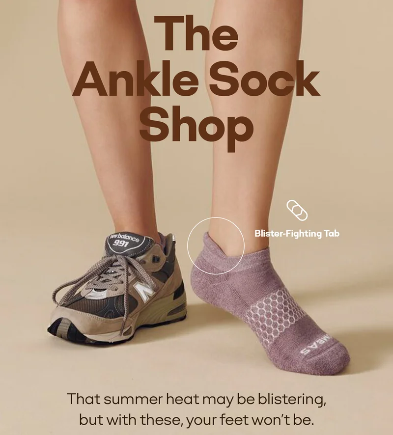 The Ankle Sock Shop | That summer heat may be blistering, but with these, your feet won't be.