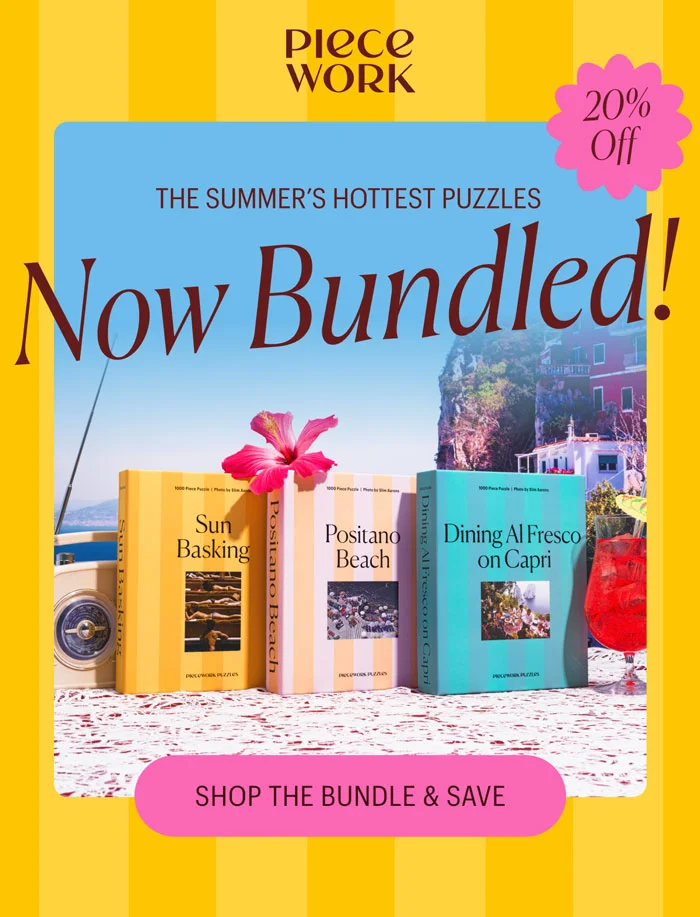 Piecework: The Summer's Hottest Puzzles - Now Bundled! 20% Off! Bundle & Save