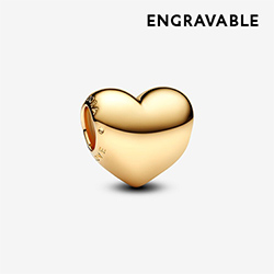 Be Love Engravable Heart Charm
