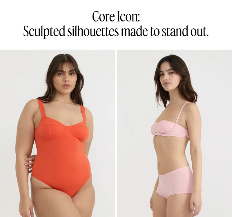 Core Icon: Sculpted silhouettes made to stand out.