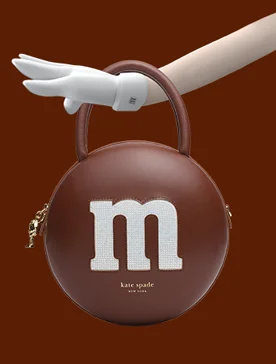 M&M'S x kate spade new york leather crossbody