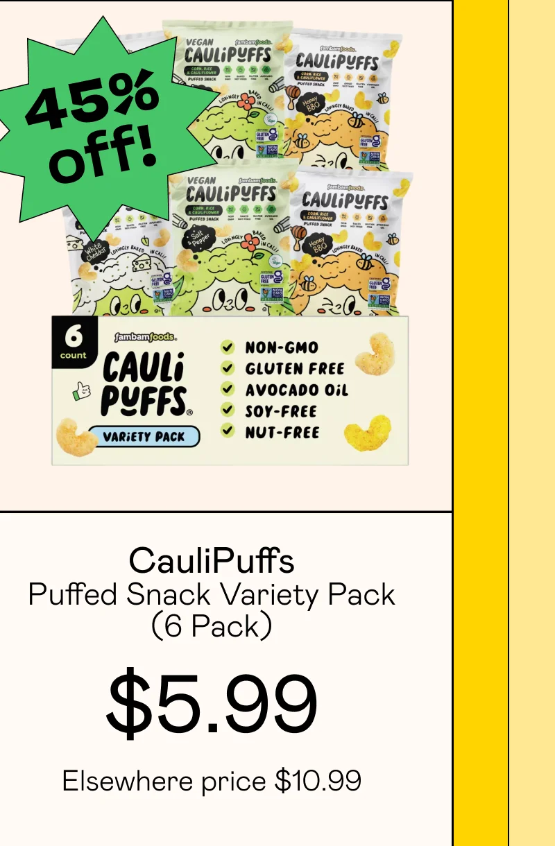 Puffed Snack Variety Pack (6 Pack)