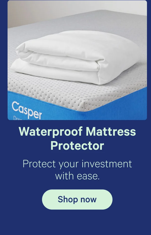Waterproof Mattress Protector; Protect your investment with ease.