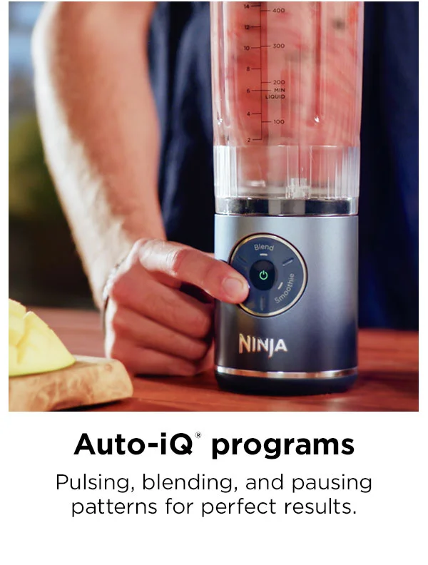 Auto-iQ® programs--Pulsing, blending, and pausing patterns for perfect results.