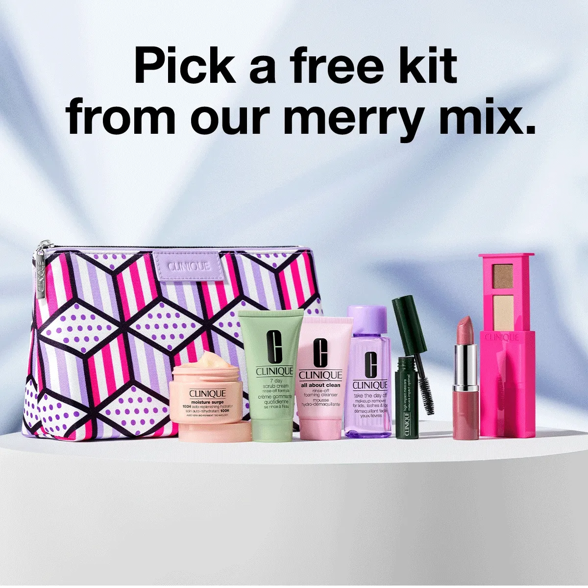 Pick a free kit from our merry mix.