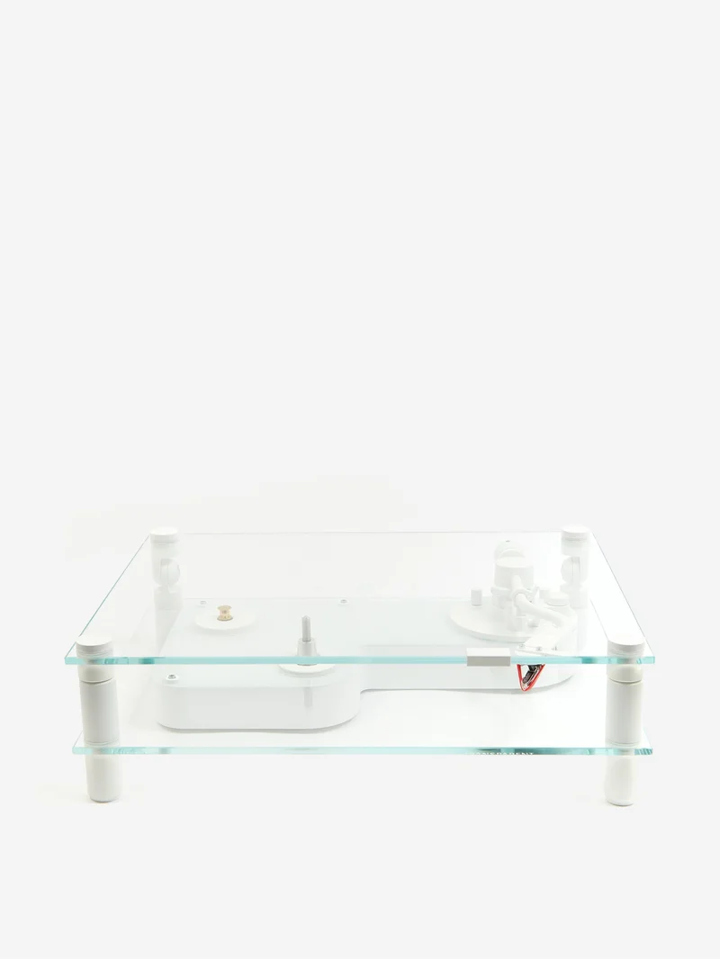 Image of Transparent Sound Turntable - White