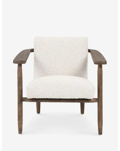 Jacy Accent Chair-Natural Boucle