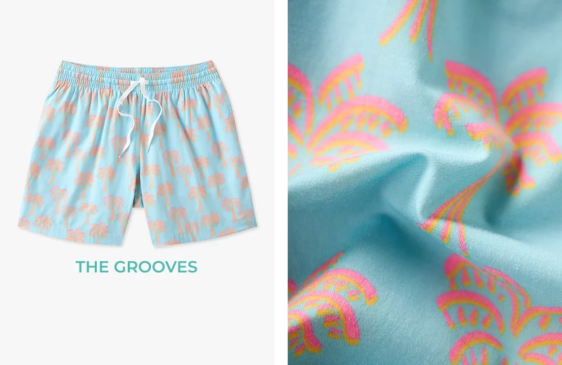 Faded Classic Swim Trunk: The Grooves 5.5"