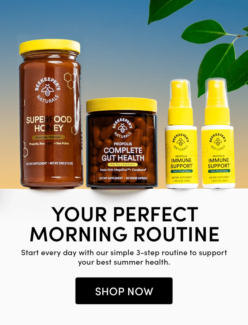 Your Perfect Morning Routine   Start every day with our simple 3-step routine to support your best summer health.