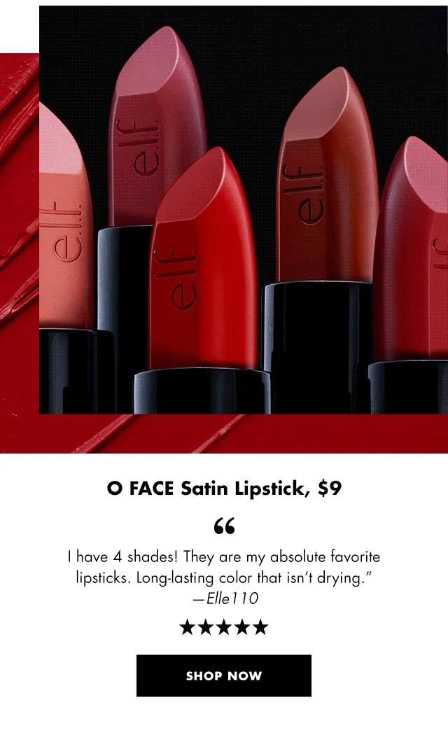 O FACE Satin Lipstick