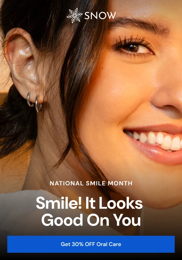 National Smile Month: Smile! It Looks Good on You. Get 30% OFF Oral Care