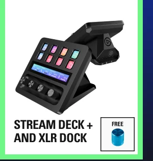 Stream Deck + And XLR Dock with FREE dials