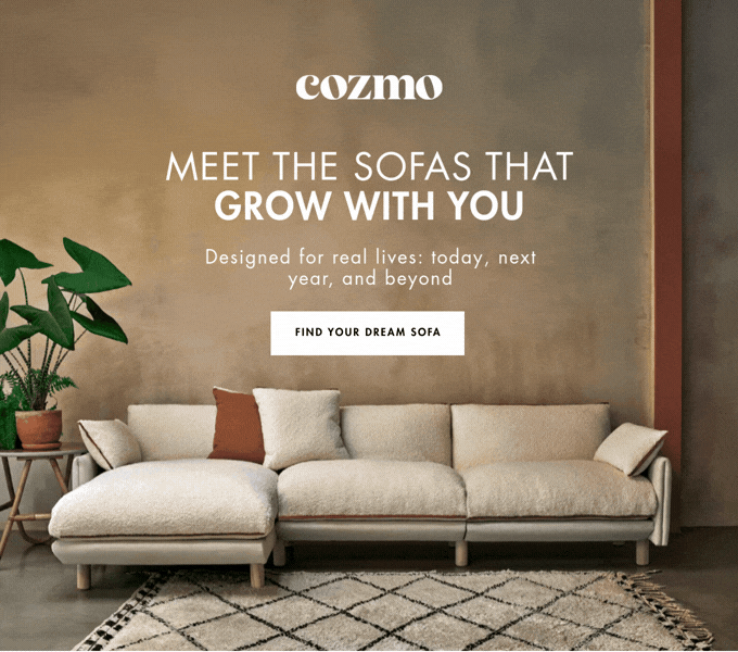 Meet the sofas that grow with you