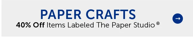 Paper Crafts - 40% Off Items Labeled The Paper Studio®