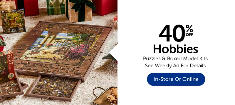 40% Off Hobbies - Puzzles & Boxed Model Kits