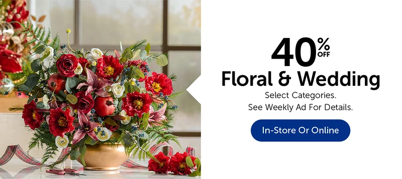 40% Off Floral & Wedding