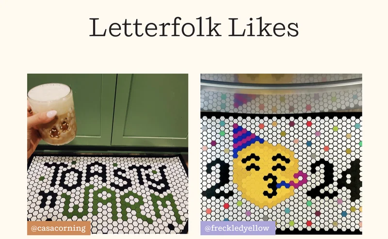 Letterfolk Likes | @casacorning | @freckledyellow