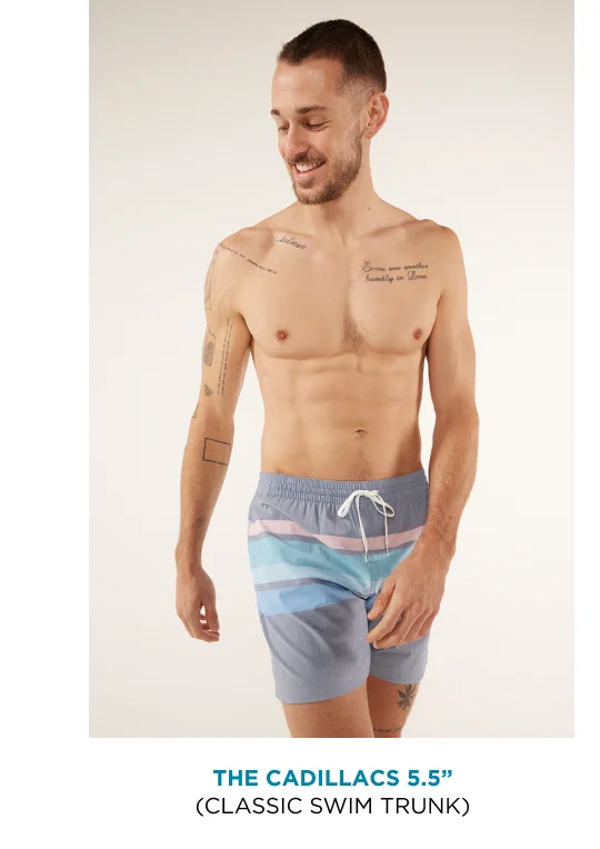 Classic Swim Trunk: The Cadillacs 5.5"