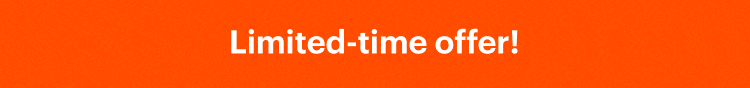 Limited time offer!