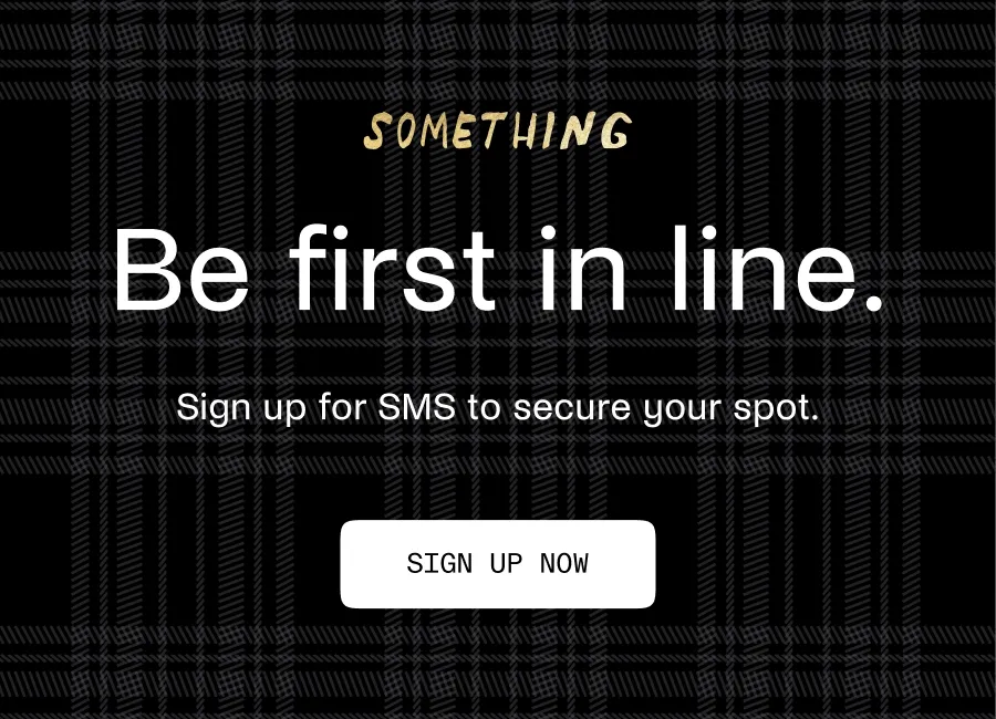 Sign Up For SMS