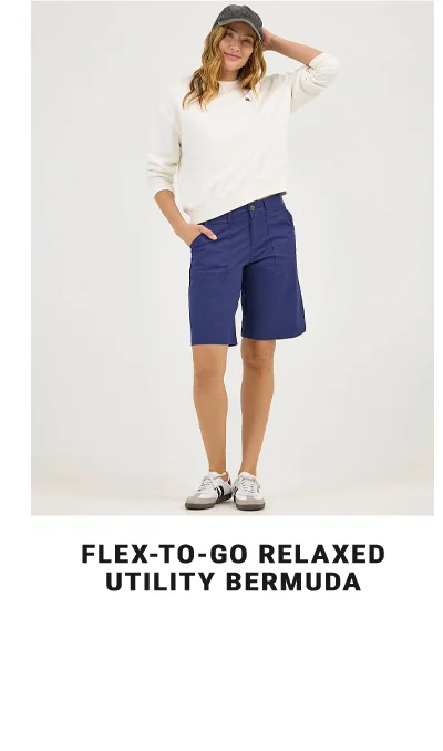Flex-To-Go Relaxed Utility Bermuda