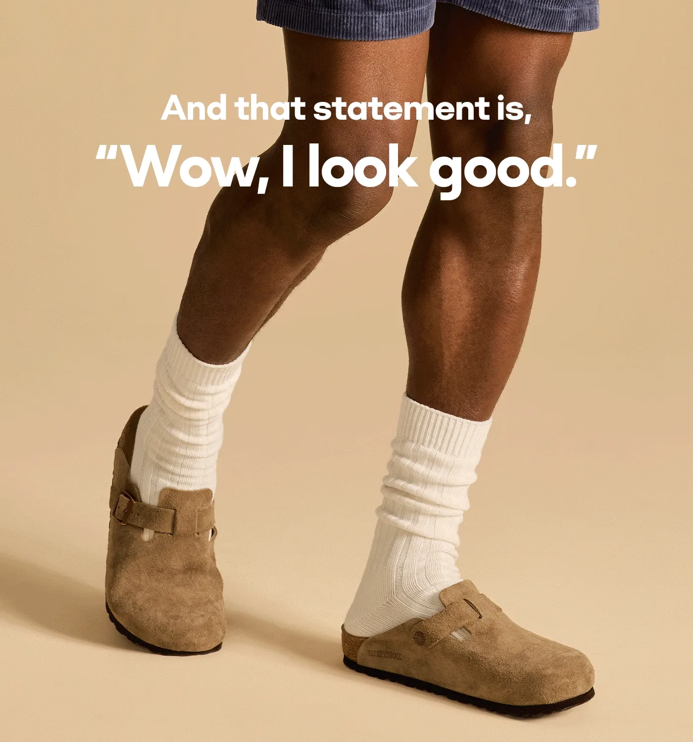 And that statement is, “Wow I look good.”