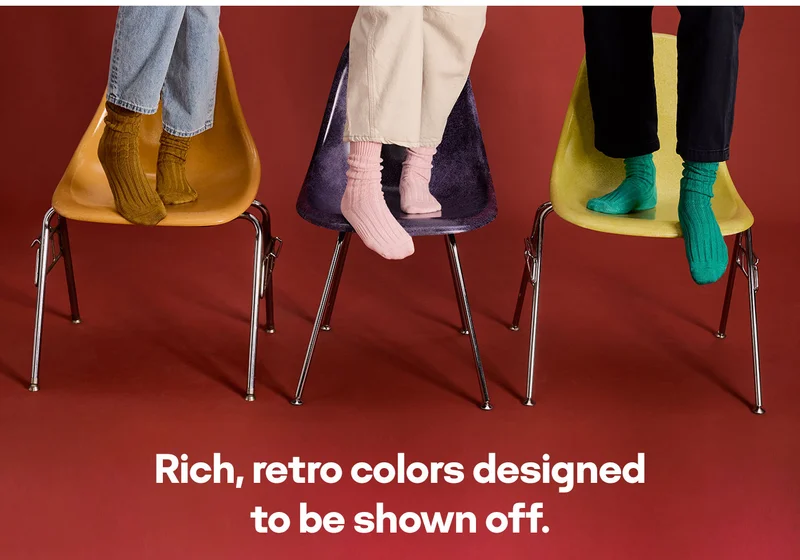 Rich, retro colors designed to be shown off.
