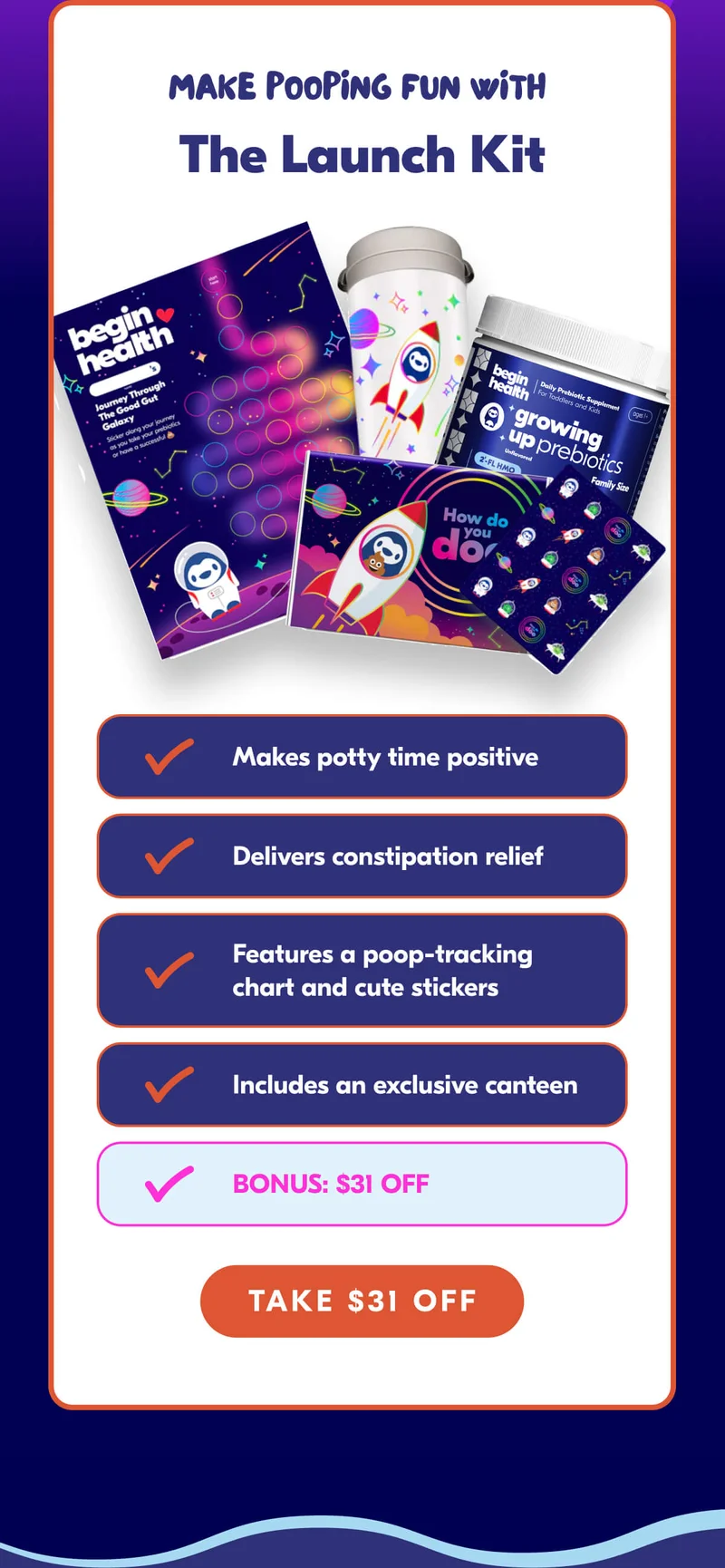 MAKE POOPING FUN WITH The Launch Kit