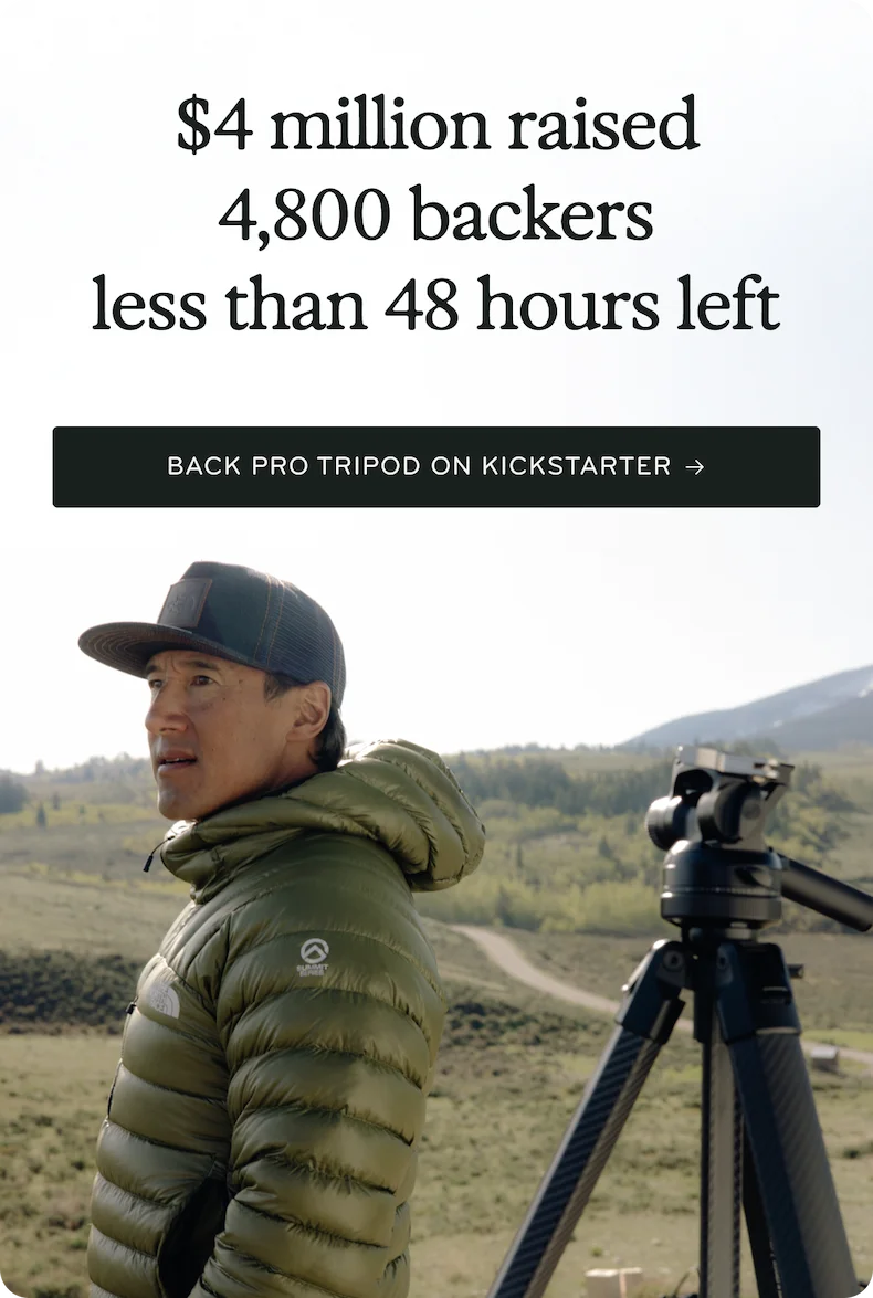 Back Pro Tripod on Kickstarter