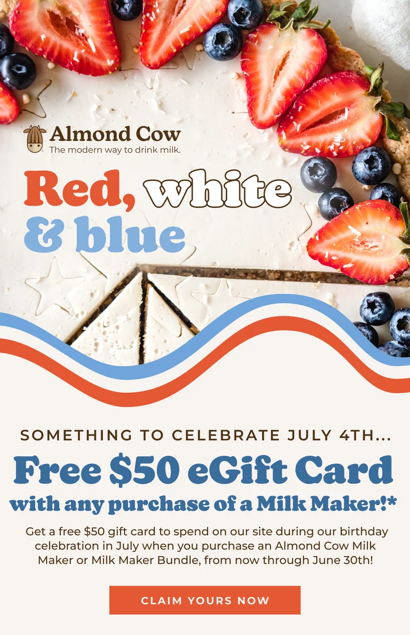 Free $50 eGift Card with any purchase of a Milk Maker!