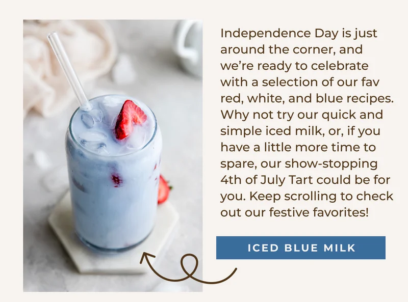 Almond Cow Iced Blue Milk Recipe