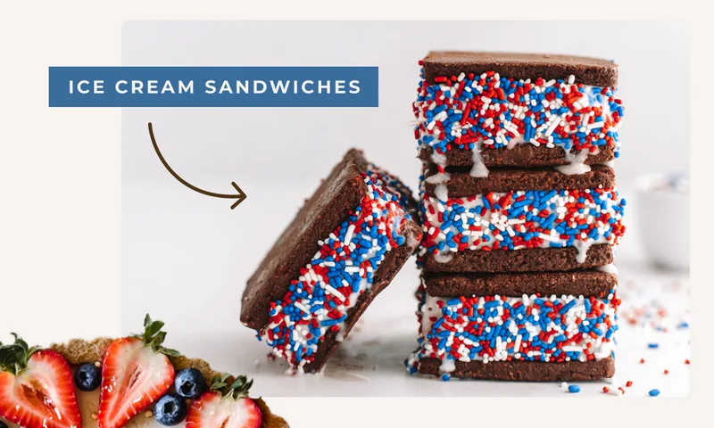 Almond Cow Ice Cream Sandwich Recipe