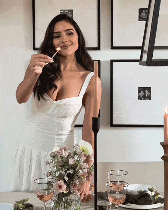 setting the table with Olivia Culpo