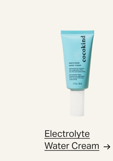 electrolyte water cream