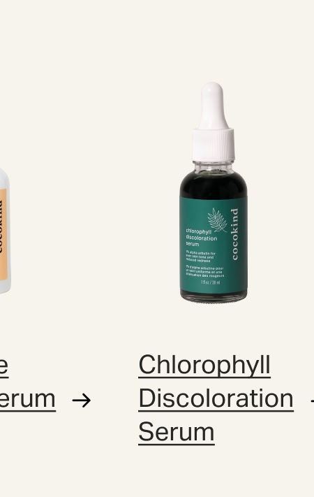 chlorophyll discoloration serum
