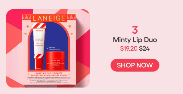 20% off minty lip duo