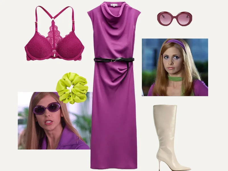 Lace Racerback Lift Up Bra in Cerise