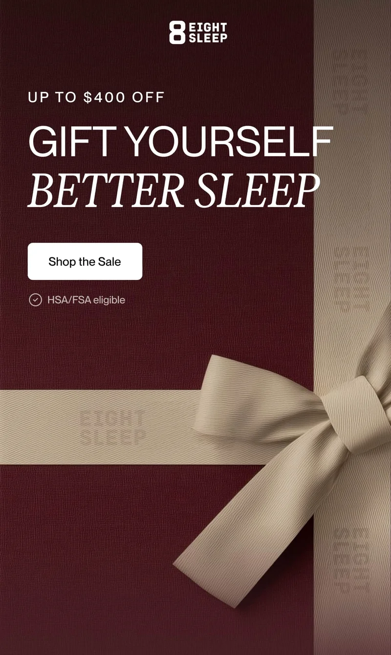Gift yourself better sleep