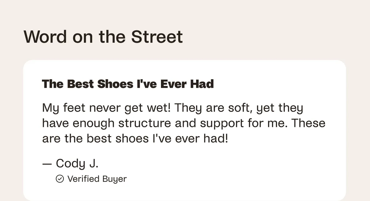 Word on the Street. GIF of five star reviews.