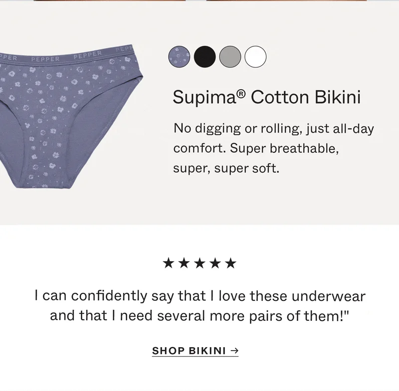 Supima Cotton Bikini
